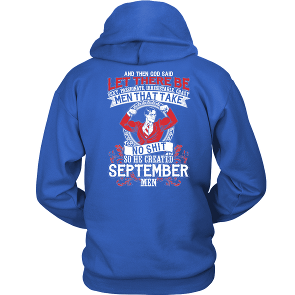 Limited Edition **God Created September Men** Shirts & Hoodies