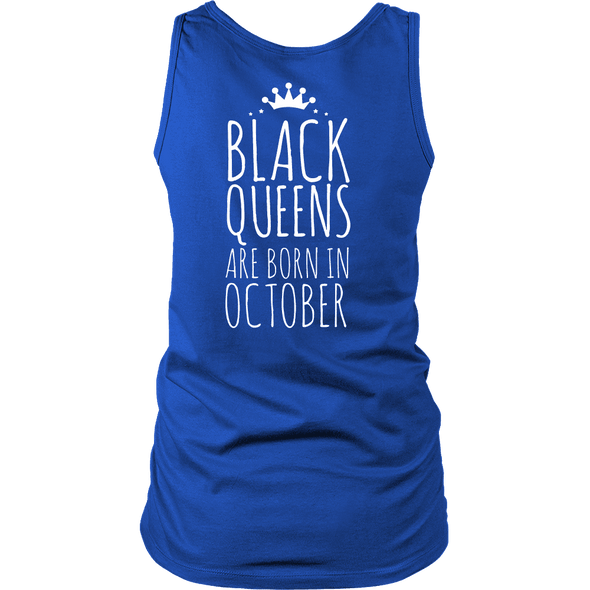Limited Edition ***Black Queen Born In October*** Shirts & Hoodies