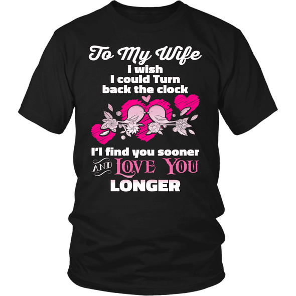 Love You Longer Shirt For Wife