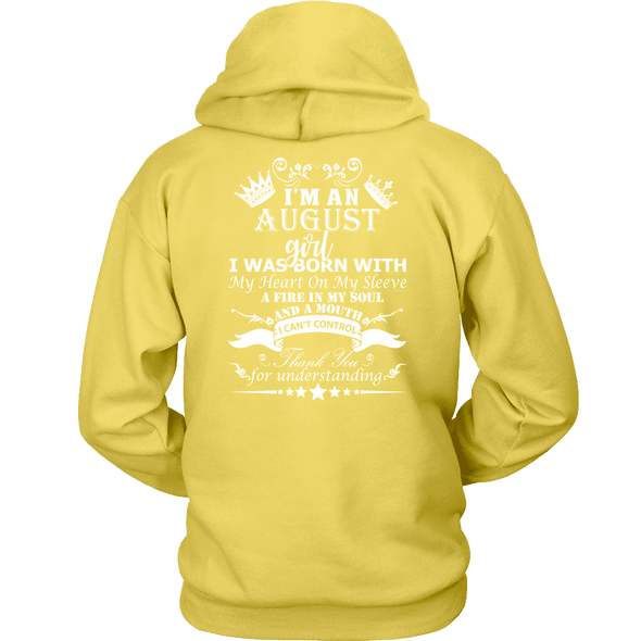 August Born Girl White Printed Shirts