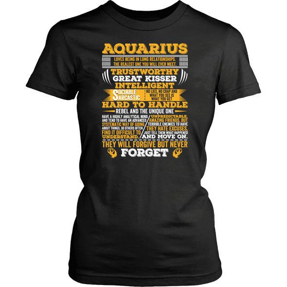 Long Quote Aquarius Shirt, Hoodie & Tank