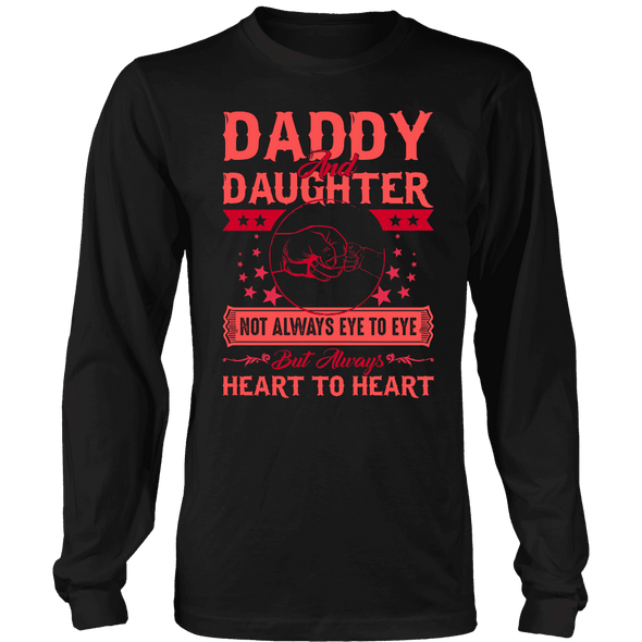 Daddy Daughter - Heart To Heart Shirt, Hoodie & Tank