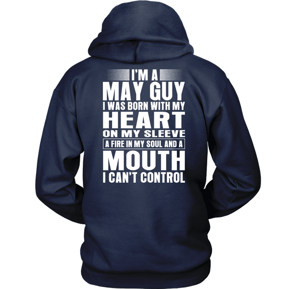 Limited Edition **May Guy Heart On Sleeve Back Print*** Shirts & Hoodies