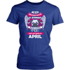April Women Who Loves Pug Shirt, Hoodie & Tank