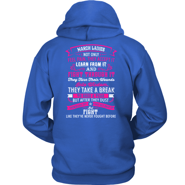 Limited Edition ***March Ladies*** Back Print Shirts & Hoodies