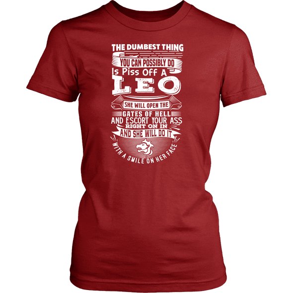 The Dumbest Thing Leo Women Shirt - Limited Edition, Hoodie & Tank