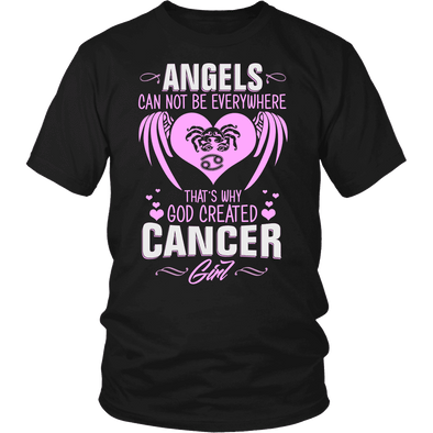 God Created Cancer Girl Limited Edition Shirts