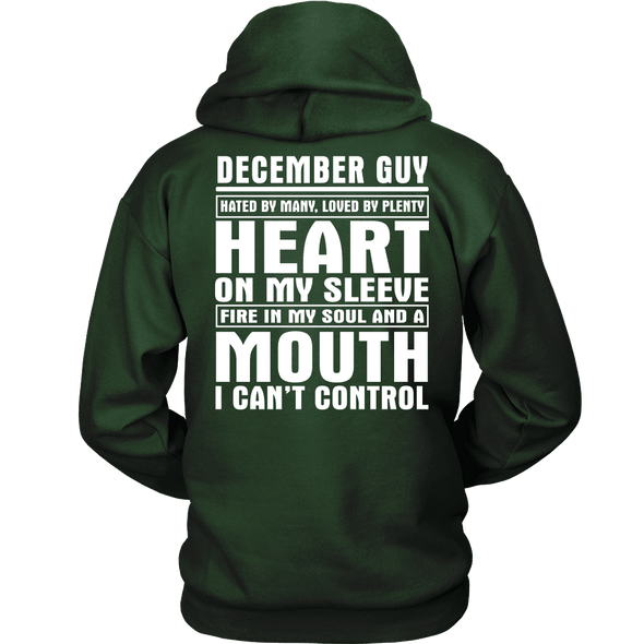 Limited Edition ***December Guy - Can't Control Mouth Back Print*** Shirts & Hoodies