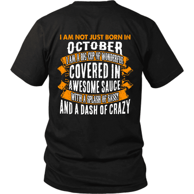 Limited Edition ***Not Just Born In October** Shirts & Hoodies