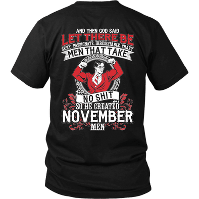 Limited Edition **God Created November Men** Shirts & Hoodies