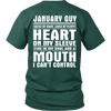 Limited Edition ***January Guy - Can't Control Mouth Back Print*** Shirts & Hoodies