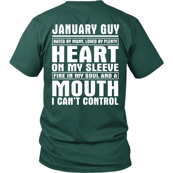 Limited Edition ***January Guy - Can't Control Mouth Back Print*** Shirts & Hoodies