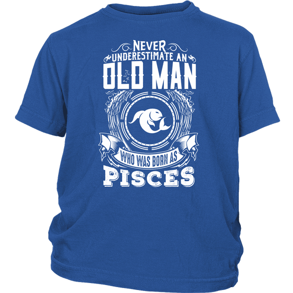 Old Man Pisces Shirt, Tank & Hoodie
