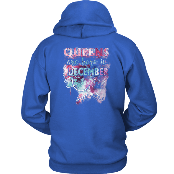 **Limited Edition** December Born Queens Back Print Shirt
