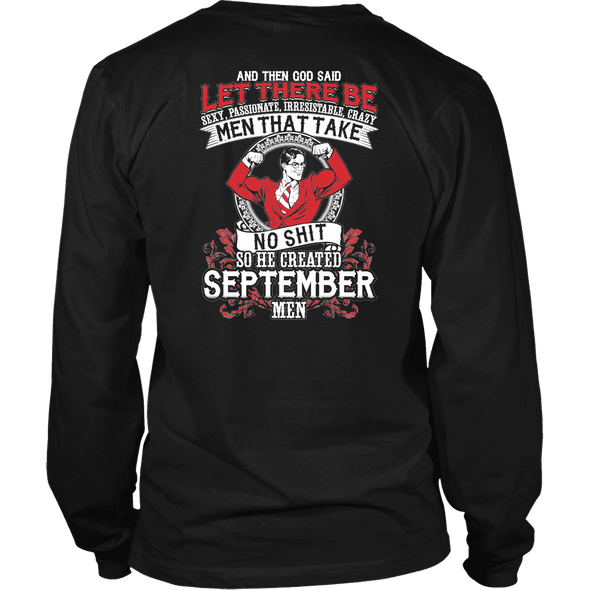Limited Edition **God Created September Men** Shirts & Hoodies