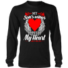 My Sons Wings Cover My Heart Shirts, Hoodie & Tank