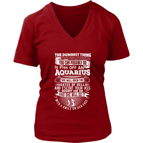 The Dumbest Thing Aquarius  Women Shirt, Hoodie & Tank