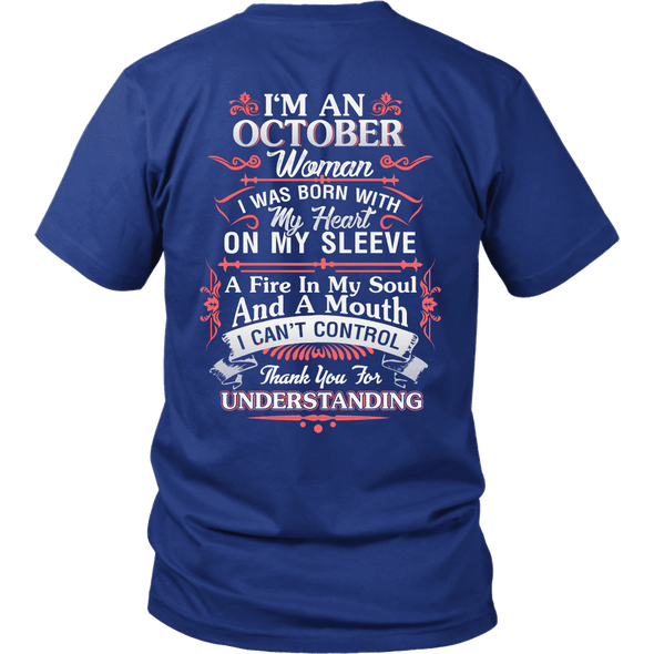 Limited Edition ***October Women Heart On Sleeve*** Shirts & Hoodies