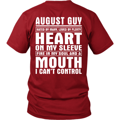 Limited Edition ***August Guy - Can't Control Mouth Back Print*** Shirts & Hoodies