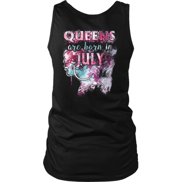 **Limited Edition** July Born Queen Back Print Shirt