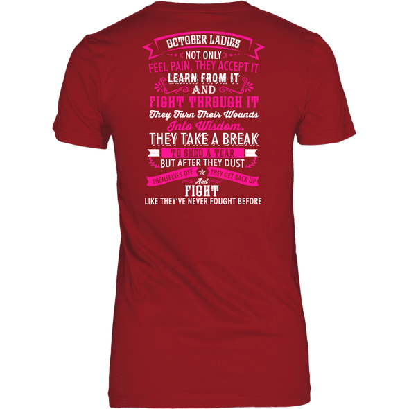 Limited Edition ***October Ladies*** Back Print Shirts & Hoodies