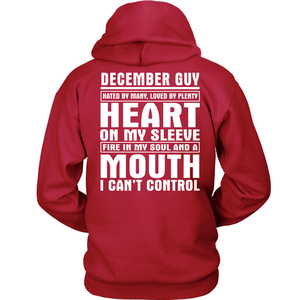 Limited Edition ***December Guy - Can't Control Mouth Back Print*** Shirts & Hoodies