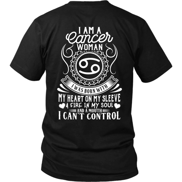 I Am A Cancer Women***Limited Edition Back Printed Shirts***