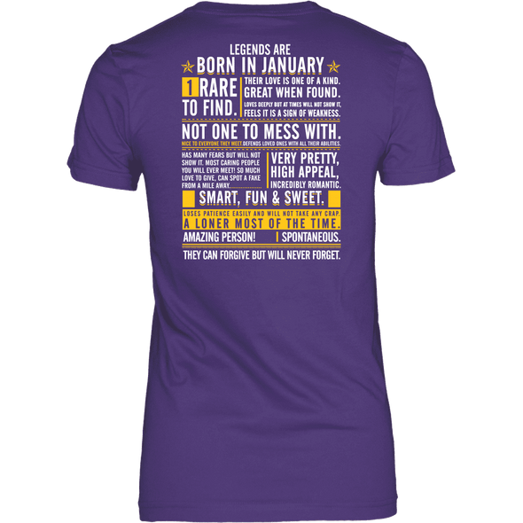 Legends Are Born In January ***Limited Edition Shirt***