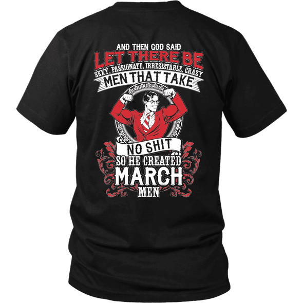 Limited Edition **God Created March Men** Shirts & Hoodies