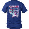 **Limited Edition** October Born Queen Back Print Shirt