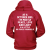 Limited Edition **October Girl Peace Love** Shirts & Hoodies