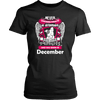 December Women Who Loves Pitbull Shirt, Hoodie & Tank