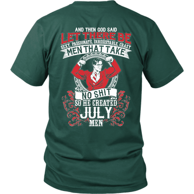 Limited Edition **God Created July Men** Shirts & Hoodies