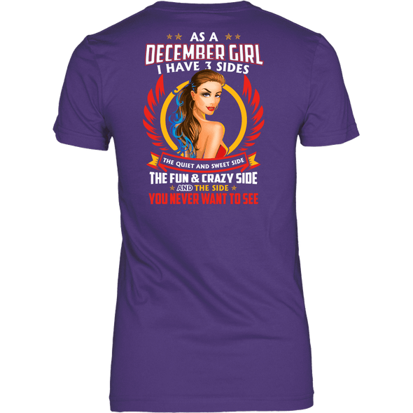 Limited Edition ***December Girl 3 - Sided*** Shirts & Hoodies