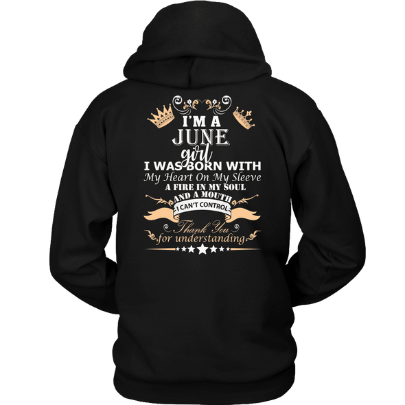 June Born Girl Back Printed ***Limited Edition*** Shirts