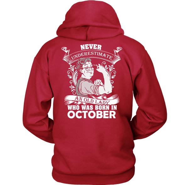 Limited Edition ***Old Lady Born In October*** Shirts & Hoodie