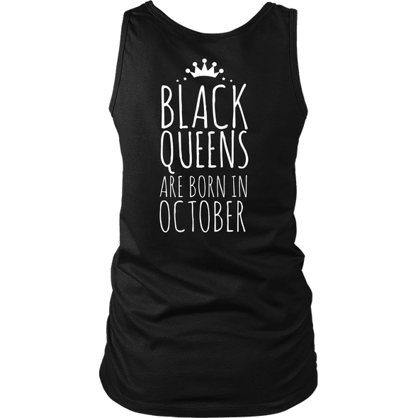 Limited Edition ***Black Queen Born In October*** Shirts & Hoodies