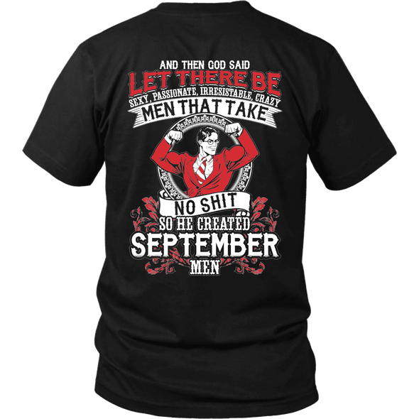Limited Edition **God Created September Men** Shirts & Hoodies