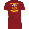 * Limited Edition Born In June With My Heart Back Print Shirt*