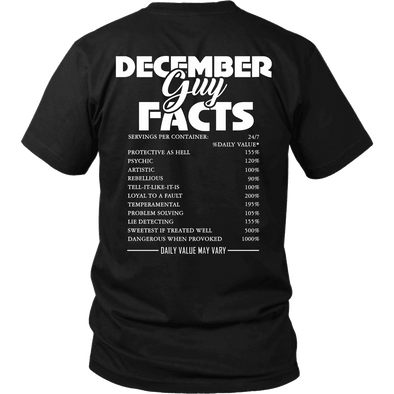 Limited Edition ***December Guy Facts*** Shirts & Hoodies
