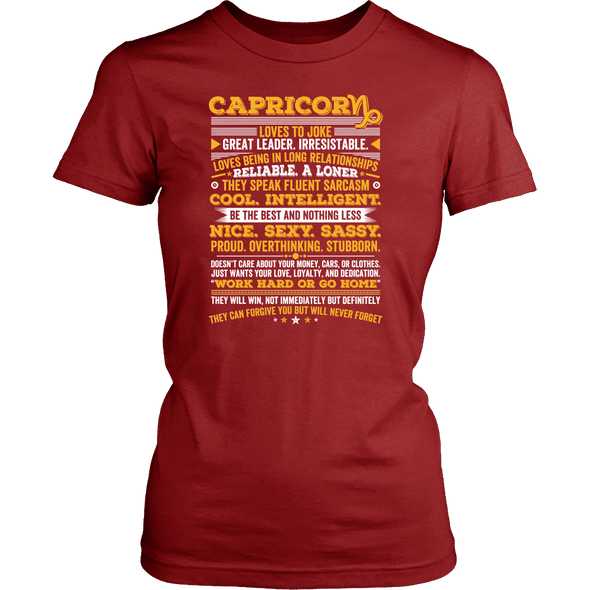 A Capricorn Long Quote Shirt, Hoodie & Tank