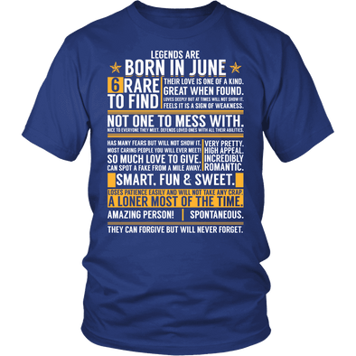***LIMITED EDITION****Born In June Shirts - Not Available In Stores