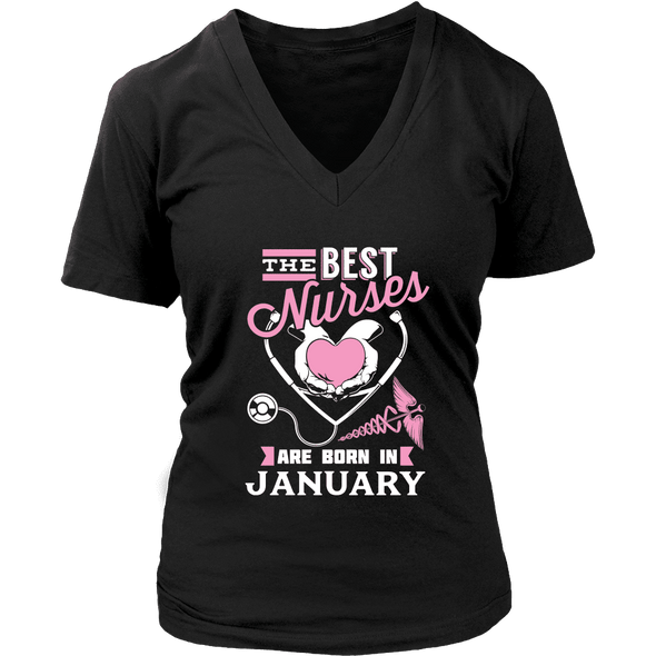 Best Nurses Are Born In January Women Shirts, Hoodie & Tank