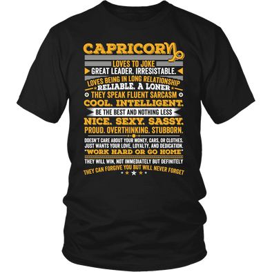 Capricorn Long Quote Shirt, Hoodie & Tank