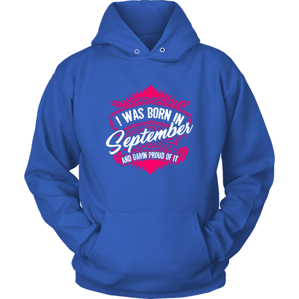 Limited Edition Proud To Be Born In September Shirts
