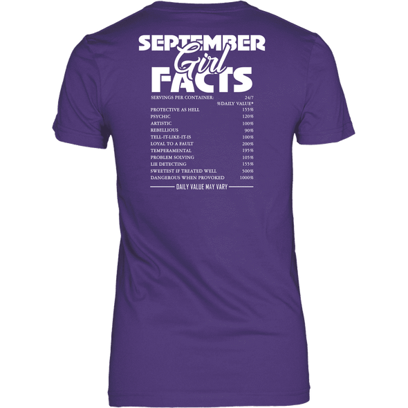 Limited Edition ***September Girl Facts*** Shirts & Hoodies