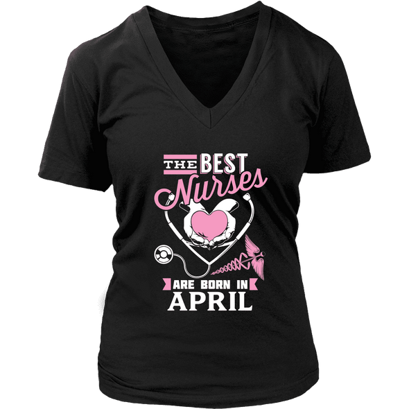 Best Nurses Are Born In April Women Shirts, Hoodie & Tank