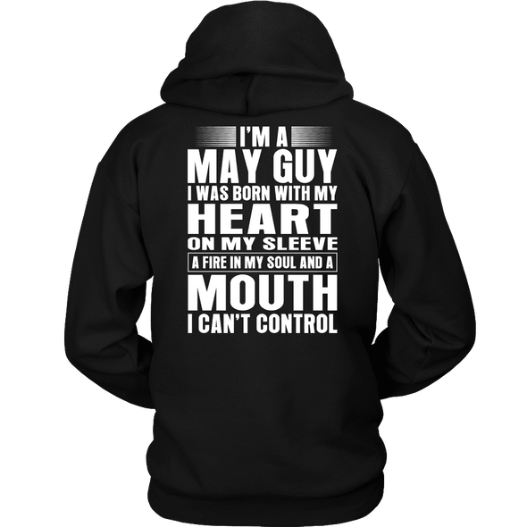 Limited Edition **May Guy Heart On Sleeve Back Print*** Shirts & Hoodies