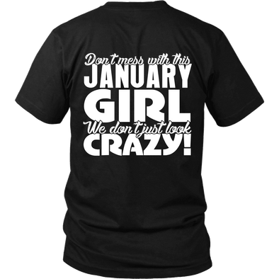 Limited Edition ***January Crazy Girl*** Shirts & Hoodies