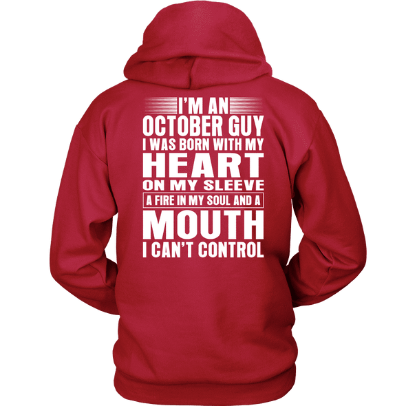 Limited Edition **October Guy Heart On Sleeve Back Print*** Shirts & Hoodies